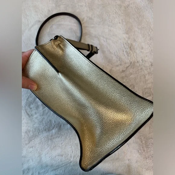 Coach 31037 Platinum Metallic Charlie Carryall